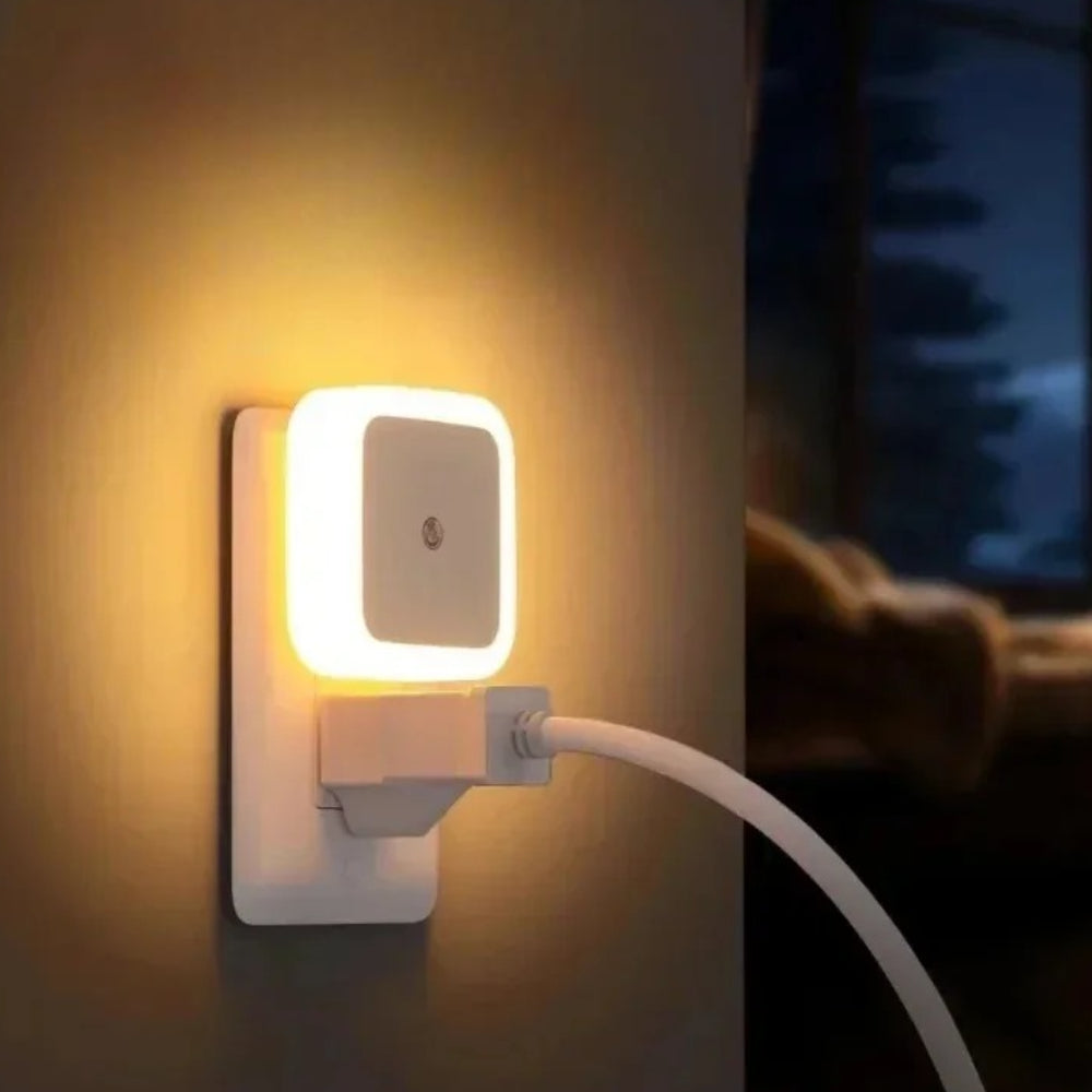 LED Plug-In Night Light – Auto Light Sensor, 0.5W & Warm/Cool White