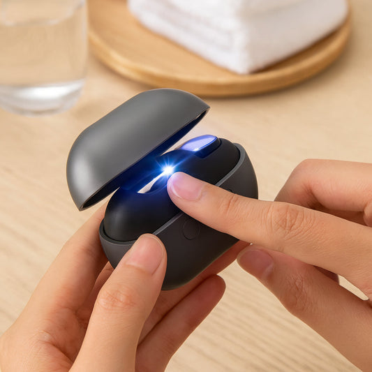 Electric Nail Clipper – LED Light, USB-C Rechargeable & Two-Speed Settings