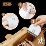 Nail Clipper Electric Rechargeable LED Light Trimmer