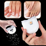 Nail Clipper Electric Rechargeable LED Light Trimmer