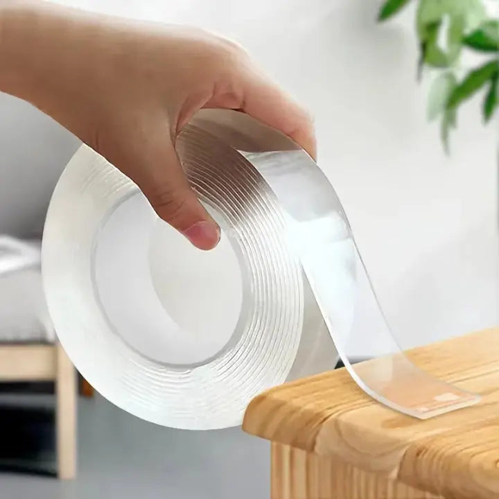 Enhanced Product Title: "Nano Doppelseitiges Klebeband – Stark, Transparent, Ideal für Bastelprojekte und Heimwerker" 

This title includes relevant keywords and provides additional details that can attract potential buyers.