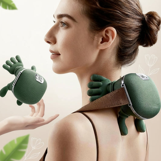 Neck Massager – Portable Electric, USB Rechargeable & Deep Tissue Relief