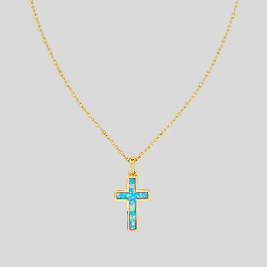Cross Pendant Necklace – Gold Minimalist Design & Thoughtful Mother's Day Gift