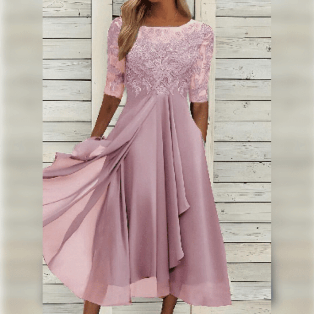 Lila Stylish and Comfortable Dress