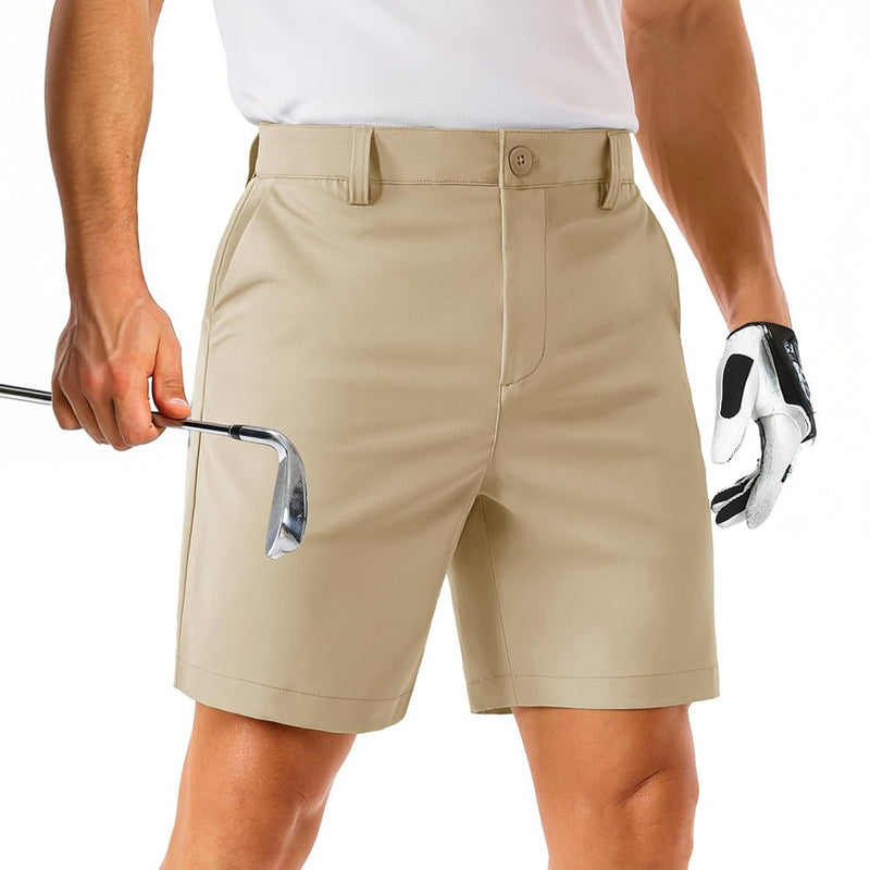 【New In】Men's Lightweight Stretch Quick Dry Golf Shorts with 6 Pockets 2