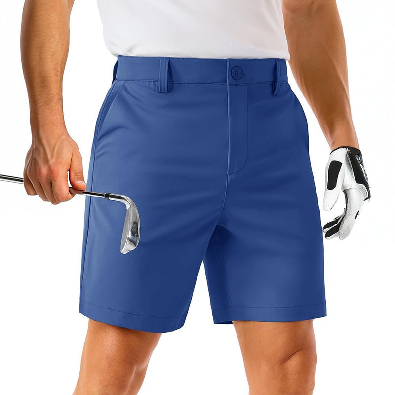 【New In】Men's Lightweight Stretch Quick Dry Golf Shorts with 6 Pockets 8