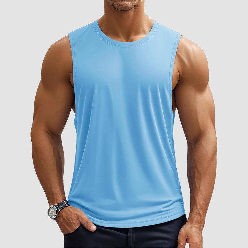 【New In】Men's Workout Tank – Quick-Dry Sleeveless Gym Shirt 2