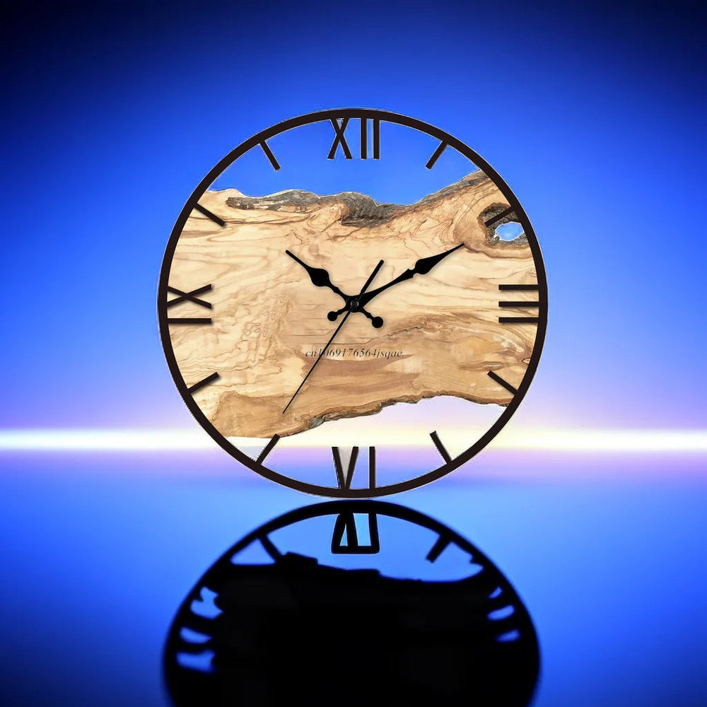 Transparent Wall Clock - Glimmor detail