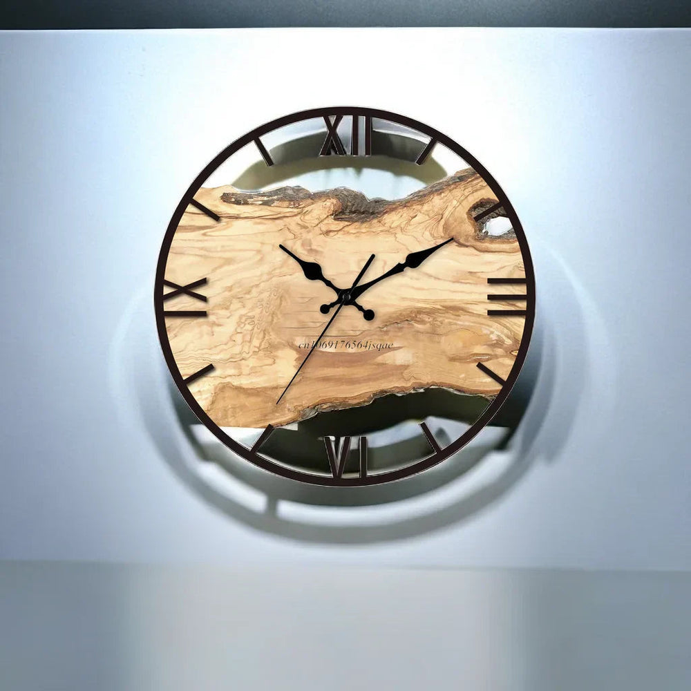 Transparent Wall Clock - Glimmor detail