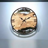 Transparent Wall Clock - Glimmor detail
