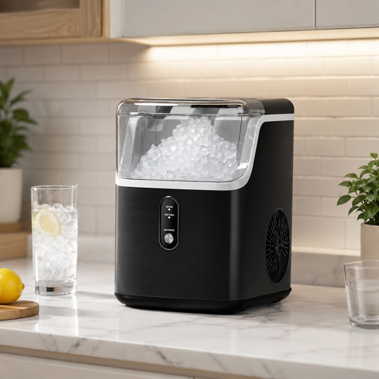 Nugget Ice Maker Machine – Countertop, Portable & Compact Design