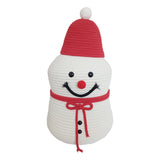Decorative Santa Claus Storage Basket – Handcrafted Christmas Basket