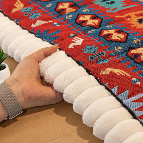 Rutschfester Gesteppter Sofabezug mit Ethno-Muster – Stylischer Schutz für Ihr Sofa