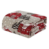 Festive Plush Christmas Throw Blanket – 4 Designs, 4 Sizes