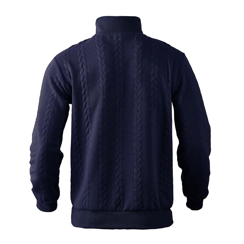 Leonardo Men's Quarter-Zip Pullover - Stylish and Comfortable Sweater for All Seasons