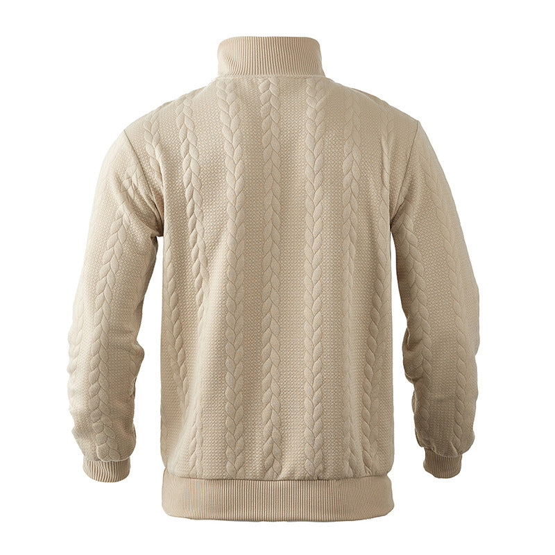 Leonardo Men's Quarter-Zip Pullover - Stylish and Comfortable Sweater for All Seasons