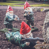 Kalsten | Military Garden Gnome with Camouflage Uniform