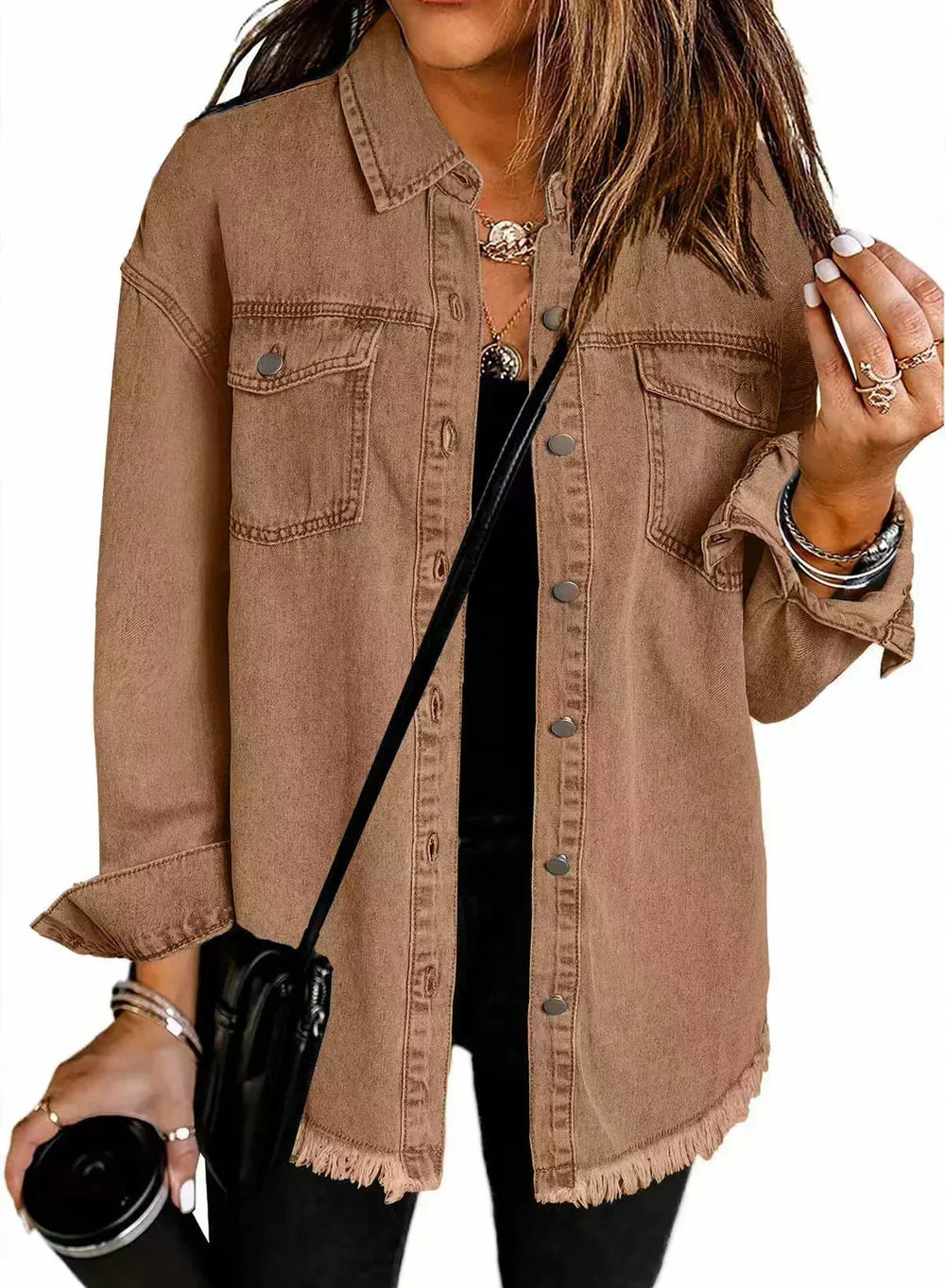 Roxane™ Klassische Jeansjacke für Damen – Zeitlose Alltagsjacke im Vintage-Stil, Perfekt für jeden Anlass