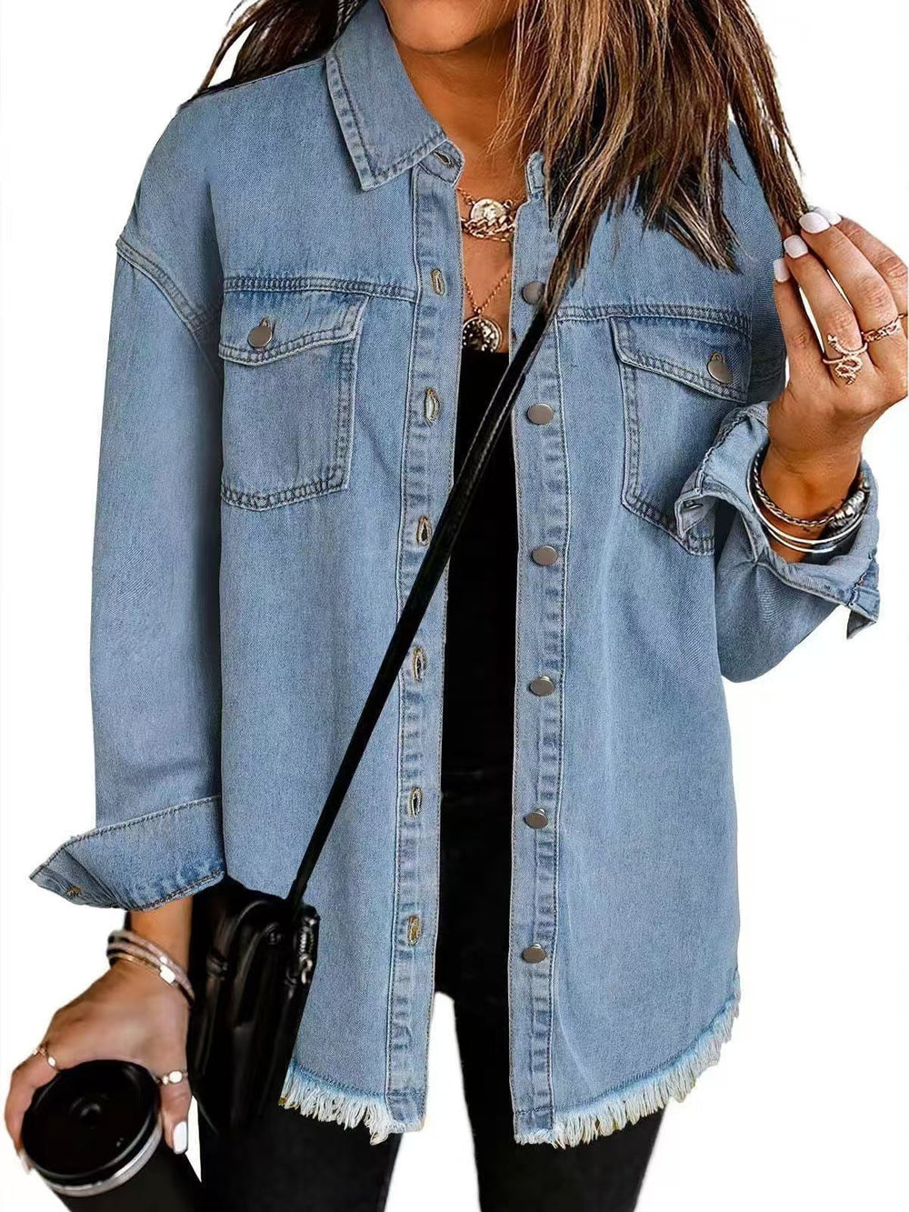 Roxane™ Klassische Jeansjacke für Damen – Zeitlose Alltagsjacke im Vintage-Stil, Perfekt für jeden Anlass