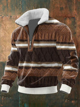 Aaron Premium Zip-Up Jacket with Shearling-Lined Collar – Stylish & Cozy Outerwear for Men