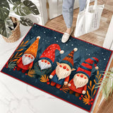 Christmas Decorative Floor Mat – Festive Non-Slip Entryway Rug