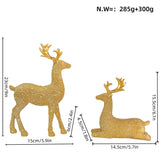 Elegant Reindeer Christmas Decoration – Pair of Decorative Deer Figures