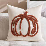 Decorative Halloween Cushion with Pumpkin Pattern