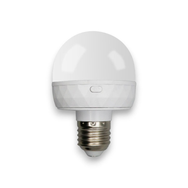 Rechargeable LED Bulb Lamp – 15 Colors, Remote Dimmable & USB-C, E26/E27