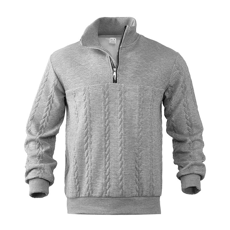 Leonardo Men's Quarter-Zip Pullover - Stylish and Comfortable Sweater for All Seasons