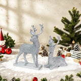 Glittering Reindeer Decorative Figure – Sparkling Christmas Deer