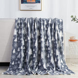 Festive Plush Christmas Throw Blanket – 4 Designs, 4 Sizes