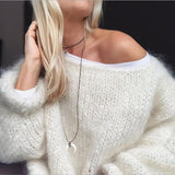 Oversized Crocheted Ladies Sweater – Freja - 2
