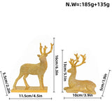 Glittering Reindeer Decorative Figure – Sparkling Christmas Deer