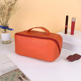 Makeup Bag Travel Organizer PU Shell Cosmetic Case Large Capacity