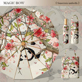 Ladies sun protection umbrella with elegant floral design Kalsten