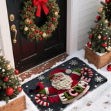 Christmas Door Mat – Snowman, Truck, Red or White Festive Entrance Mat