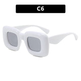 Women rectangular sunglasses with wide frame and protective UV filter Kalsten