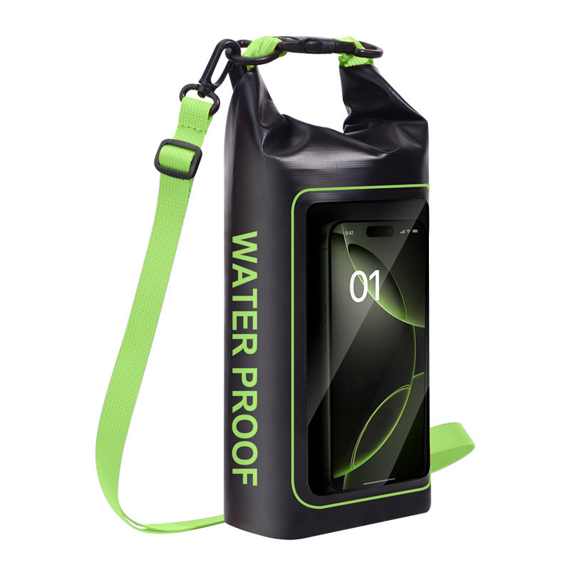 Waterproof Phone Pouch – PVC, Fits Phones up to 7 Inch, Adjustable Shoulder Strap