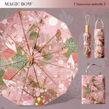 Ladies sun protection umbrella with elegant floral design Kalsten