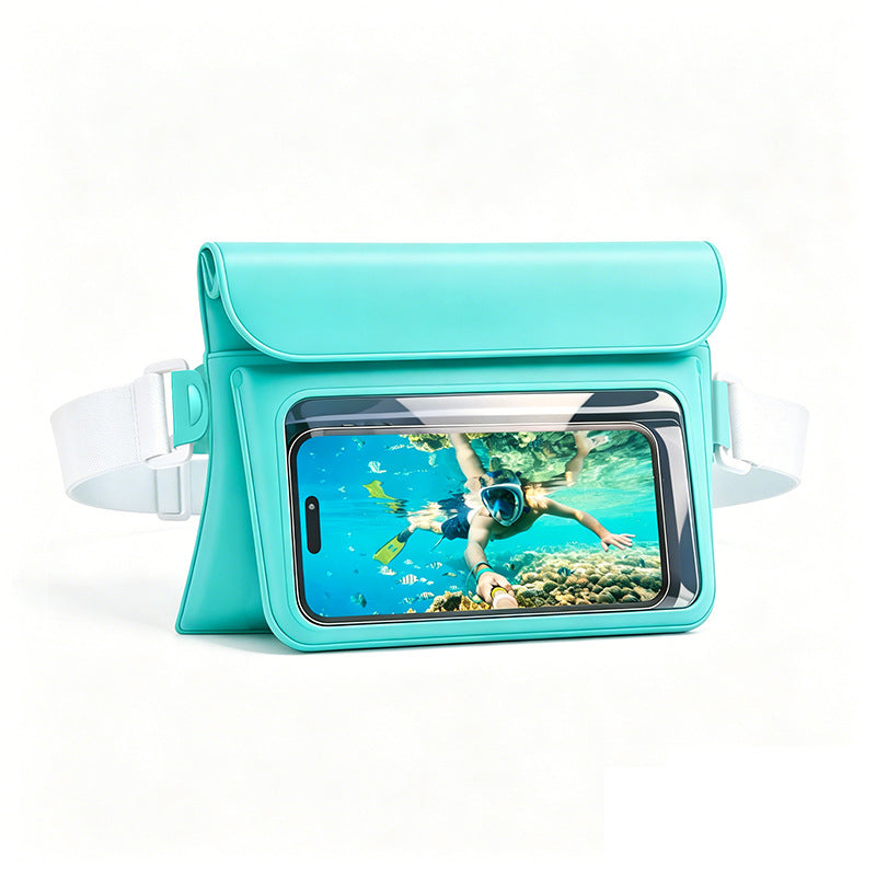 Waterproof Phone Belt Bag with Transparent Window