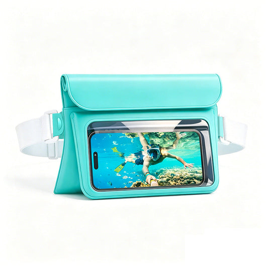 Phone Belt Bag – Waterproof, Transparent Window & Adjustable Strap