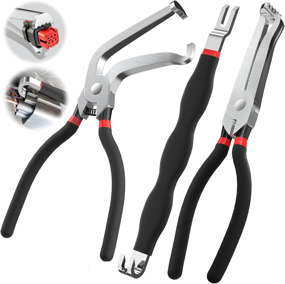 Automotive Connector Separator Pliers – Carbon Steel, Double-Ended & 19cm