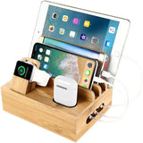 Kalsten | Tekavo Bamboo Charging Station – 5-Port USB Organiser FCa