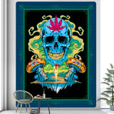 Viking-Themed Decorative Wall Tapestry