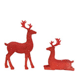 Elegant Reindeer Christmas Decoration – Pair of Decorative Deer Figures