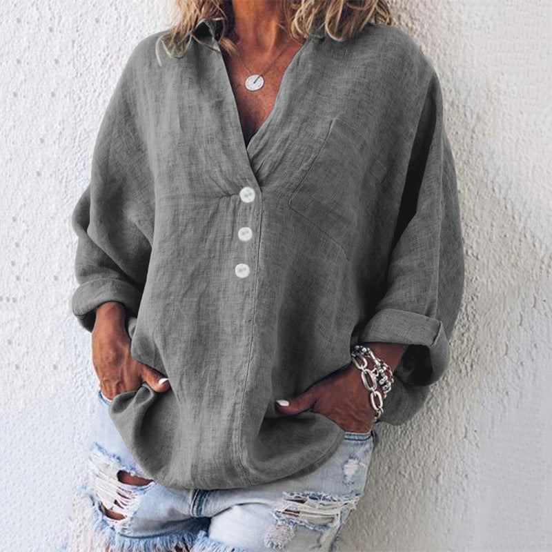 Lucia - Eleganter Baumwoll-Leinen-Pullover für Damen | Stilvoller, Bequemer Look