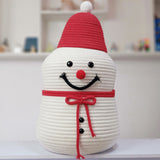 Decorative Santa Claus Storage Basket – Handcrafted Christmas Basket