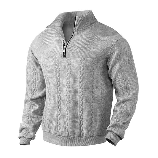 Leonardo Men's Quarter-Zip Pullover - Stylish and Comfortable Sweater for All Seasons