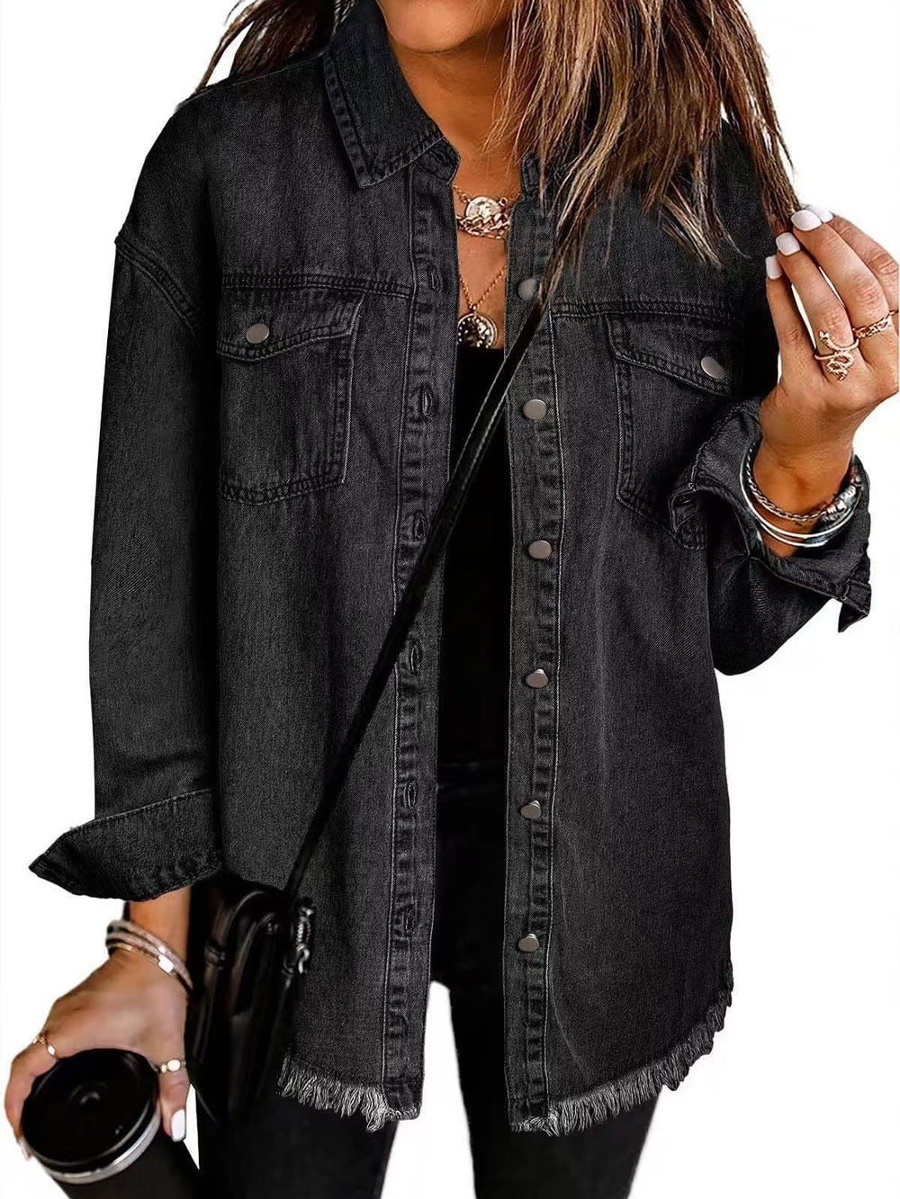 Roxane™ Klassische Jeansjacke für Damen – Zeitlose Alltagsjacke im Vintage-Stil, Perfekt für jeden Anlass