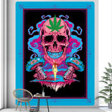Viking-Themed Decorative Wall Tapestry